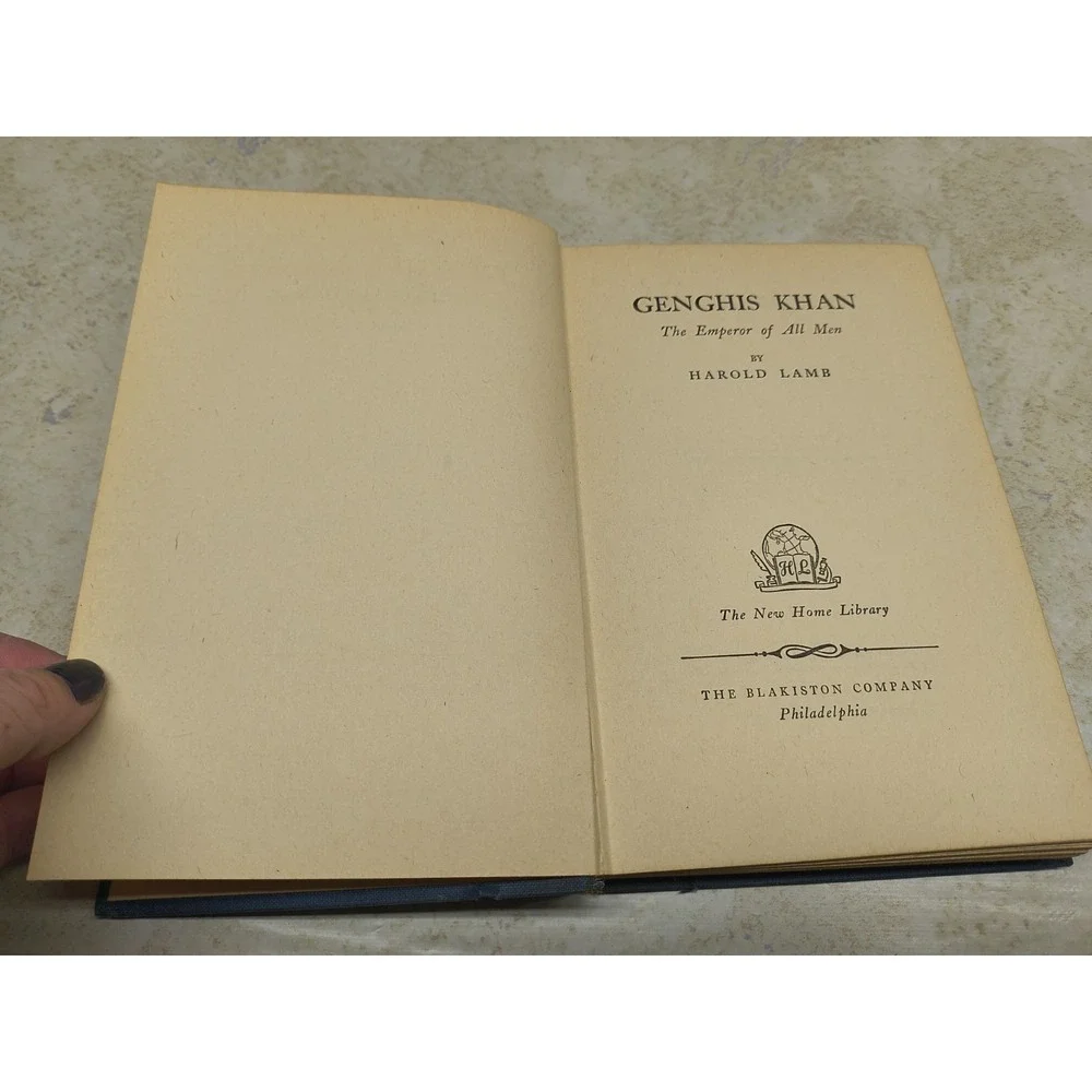 Genghis‎ Khan The Emperor of All Men Harold, Lamb 1944